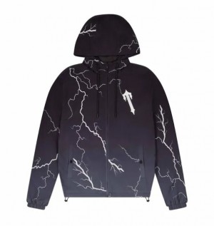 Black Men's Trapstar 2C IRONGATE T – LIGHTNING EDITION Windbreaker, Trapstar London | 4368QXERH