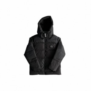 Black Men's Trapstar Decoded Puffer Jackets, Trapstar London | 4217KOBSV