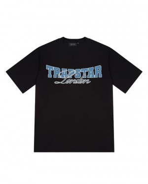 Black Men's Trapstar Drop Out T-shirts, Trapstar London | 2743SPCTM