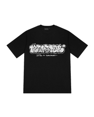 Black Men's Trapstar Graffiti T-shirts, Trapstar London | 6813MAXGH