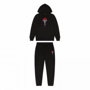 Black Men's Trapstar Irongate T Chenille Tracksuits, Trapstar London | 3542NFZOQ