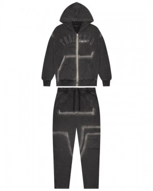 Black Men's Trapstar Irongatw Rivet 2.0 Tracksuits, Trapstar London | 6089WVGDE