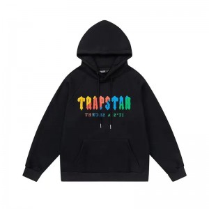 Black Men's Trapstar It’s A Secret Hoodies, Trapstar London | 6579KTHPY