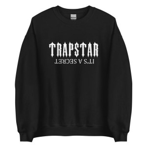 Black Men's Trapstar It’s A Secret Sweatshirts, Trapstar London | 4210KUNDH