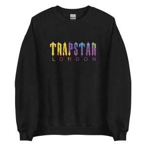 Black Men's Trapstar London Colors Sweatshirts, Trapstar London | 8061OCQPA