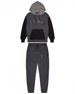 Black Men's Trapstar Script Tracksuits, Trapstar London | 6197NHRDX