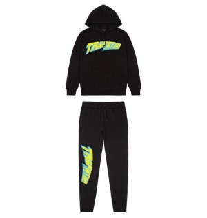 Black Men's Trapstar Speedster Hoodie Tracksuits, Trapstar London | 8530VANGR