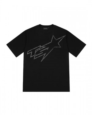 Black Men's Trapstar Ts T-shirts, Trapstar London | 8041TSPEM