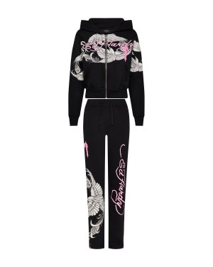 Black Women's Trapstar x Ed Hardy Tracksuits, Trapstar London | 8910DTWCH