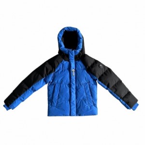 Black / Blue Men's Trapstar Decoded Arch Puffer Jackets, Trapstar London | 2340QSWYX