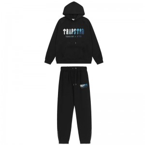 Black / White / Blue Men's Trapstar It’s A Secret Tracksuits, Trapstar London | 9382RUOIJ