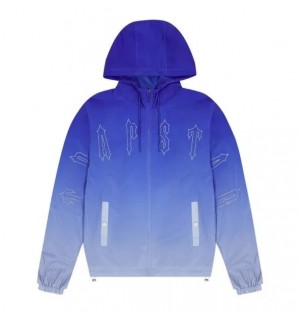 Blue Men's Trapstar Irongate Quilted Windbreaker, Trapstar London | 2065ALITV