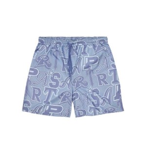 Blue Men's Trapstar London Wildcard Swimming Shorts, Trapstar London | 1352FJKHP