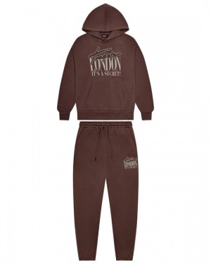 Brown / Crystal Men's Trapstar London Tracksuits, Trapstar London | 5071JCTGM