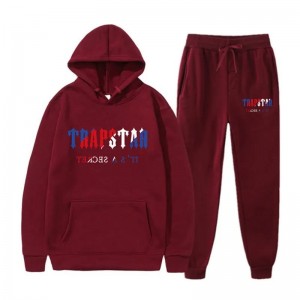 Burgundy Men's Trapstar It’s A Secret Tracksuits, Trapstar London | 8713XGMLA