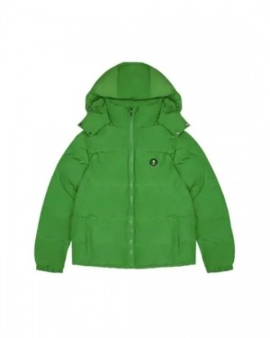 Green Men's Trapstar Irongate Puffer Jackets, Trapstar London | 6420JXHVM