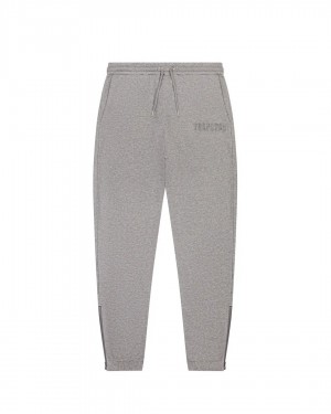 Grey Men's Trapstar Chenille Decoded Sweatpants, Trapstar London | 0974KAPXN