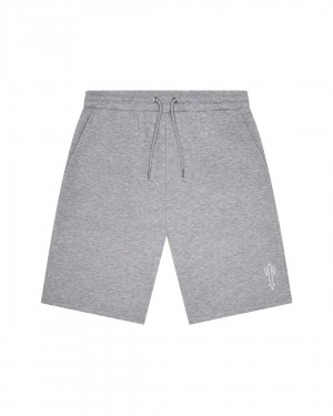 Grey Men's Trapstar Foundation Shorts, Trapstar London | 4568VYIGU