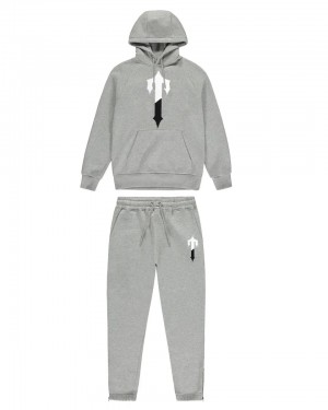 Grey Men's Trapstar Irongate T Chenille Tracksuits, Trapstar London | 4506ROWXQ