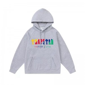 Grey Men's Trapstar It’s A Secret Hoodies, Trapstar London | 3165UBGWY