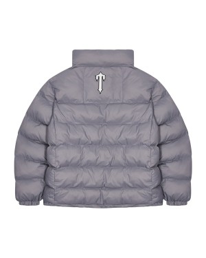 Grey Men's Trapstar It’s A Secret Puffer Jackets, Trapstar London | 2479GXHDY