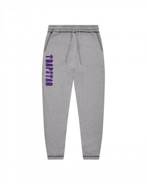 Grey Men's Trapstar X Cough Syrup Sweatpants, Trapstar London | 1062PZSUR