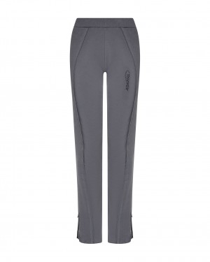 Grey Women's Trapstar Hyperdrive Rib Panel Track Tracksuits, Trapstar London | 0479OBSNP