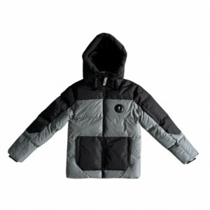 Grey / Black Men's Trapstar Decoded Puffer Jackets, Trapstar London | 2875UYDSZ