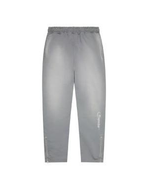 Grey / Cream Men's Trapstar Hyperdrive Spray Sweatpants, Trapstar London | 4035DBTOF