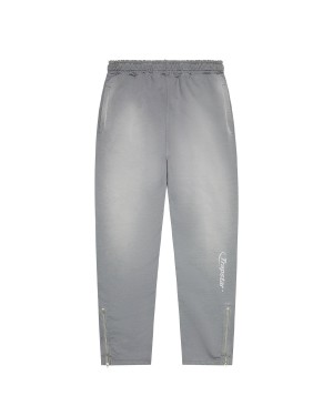 Grey / Cream Men's Trapstar Hyperdrive Spray Sweatpants, Trapstar London | 3208USQEW