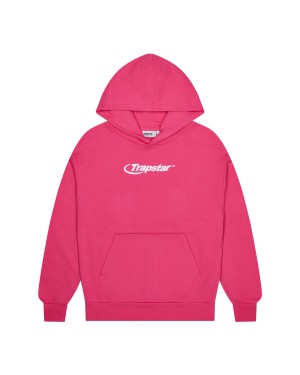 Pink Men's Trapstar Hyperdrive Hoodie Hoodies, Trapstar London | 8073UCSNX