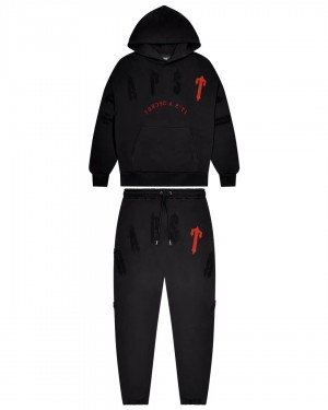 Red Men's Trapstar Irongate Arch Chenille 2.0 Tracksuits, Trapstar London | 6734VXRHN