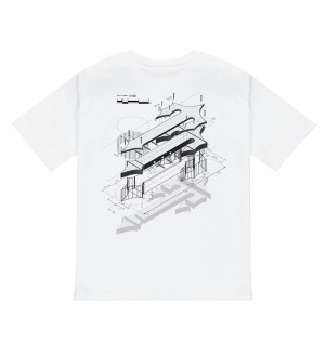 White Men's Trapstar DIY 3.0 T-shirts, Trapstar London | 6098MZTPO