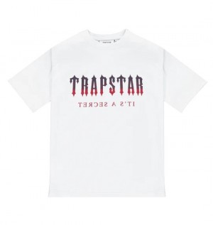 White Men's Trapstar Decoded T-shirts, Trapstar London | 2054ASQRL