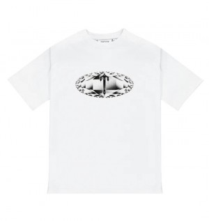 White Men's Trapstar Diamond In The Rough T-shirts, Trapstar London | 6927YVLHP