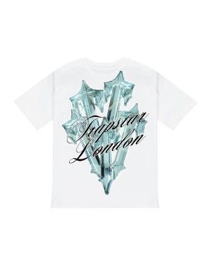 White Men's Trapstar Diamond In The Rough 2.0 T-shirts, Trapstar London | 5126UXKYN