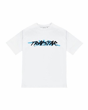 White Men's Trapstar TRAPSTAR 2.0 T-shirts, Trapstar London | 0396FKQAT