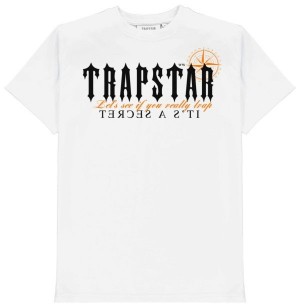 White Men's Trapstar X Central C T-shirts, Trapstar London | 3798ORFJB