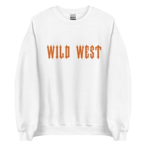 White Men's Trapstar Wild West Sweatshirts, Trapstar London | 9416BZWPA