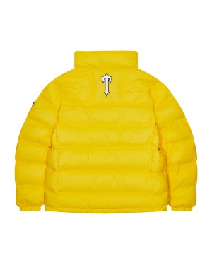 Yellow Men's Trapstar It’s A Secret Puffer Jackets, Trapstar London | 5043YVJLQ