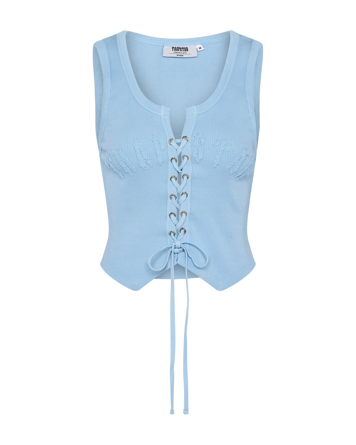 Baby Blue Women\'s Trapstar Irongate Lace Up Vests, Trapstar London | 5932KHVJP