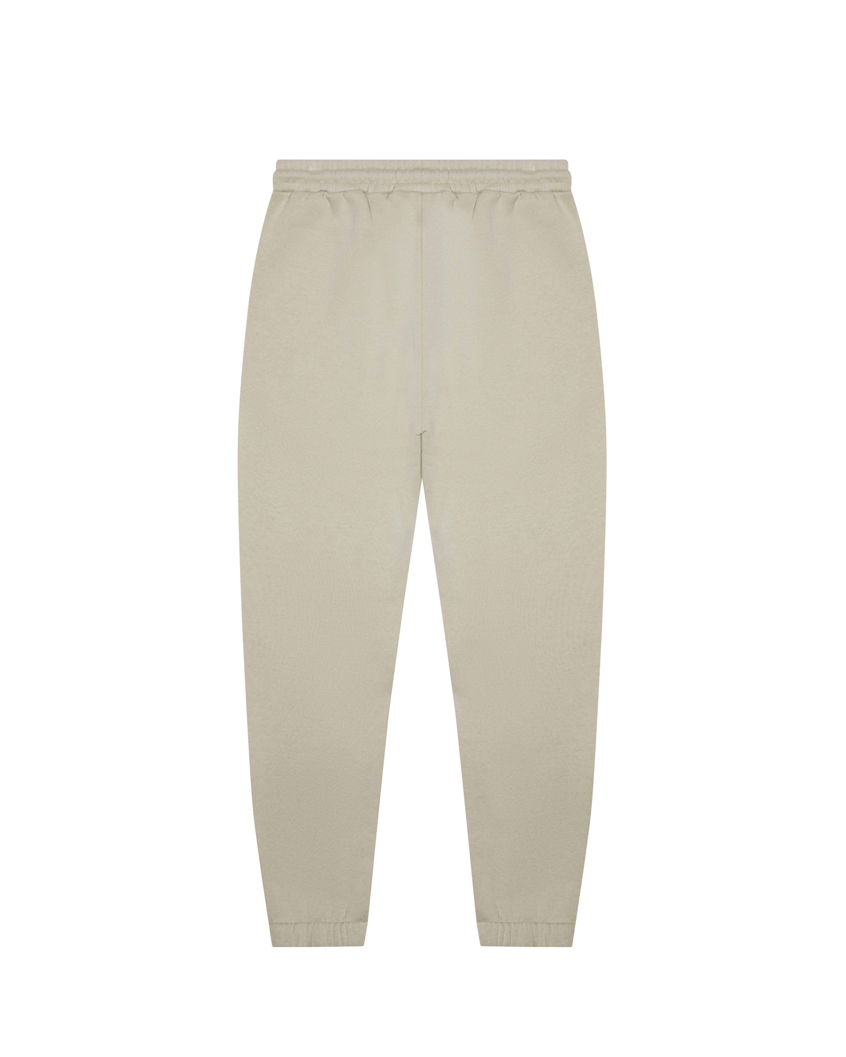 Beige Men's Trapstar Chenille Decoded Sweatpants, Trapstar London | 3257PIMUB