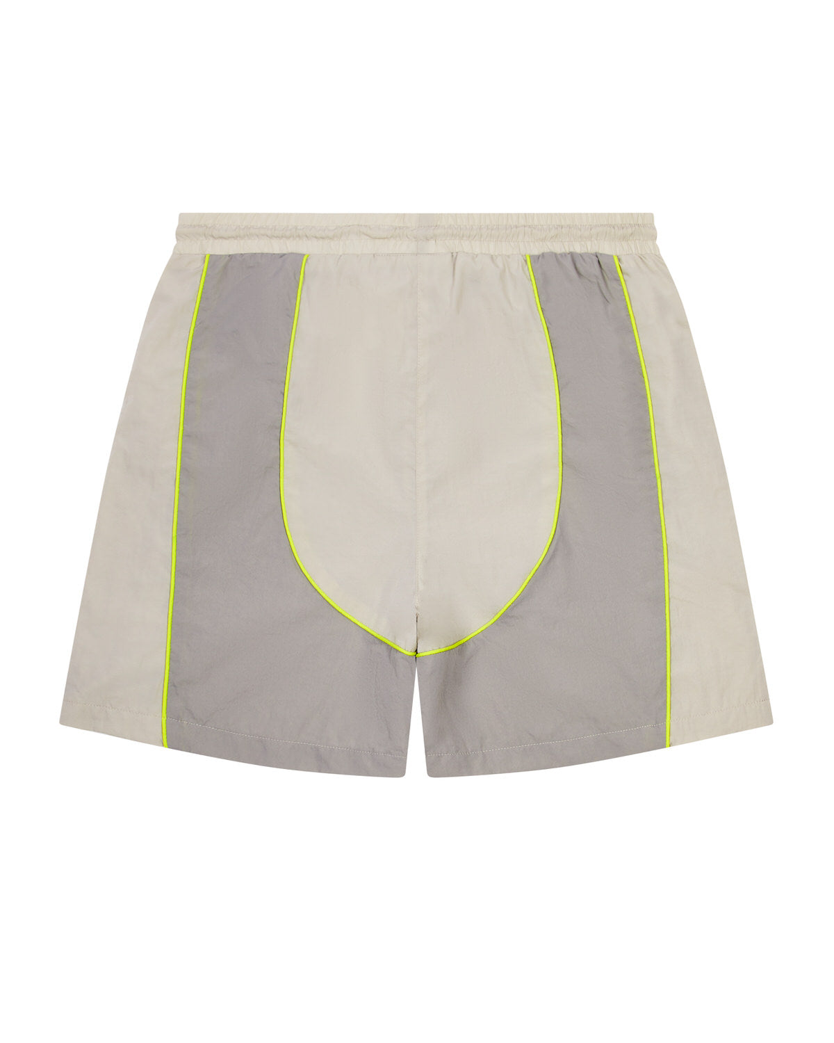 Beige Men's Trapstar Irongate T Panel Shell Shorts, Trapstar London | 4028YBAES