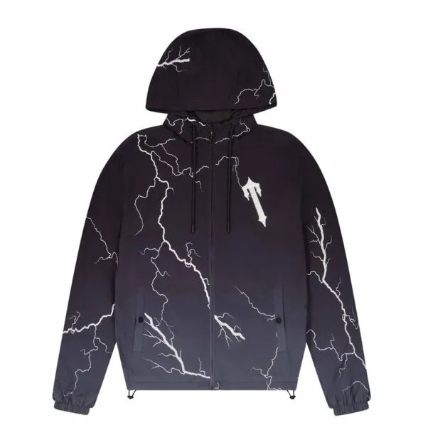 Black Men\'s Trapstar 2C IRONGATE T – LIGHTNING EDITION Windbreaker, Trapstar London | 4368QXERH