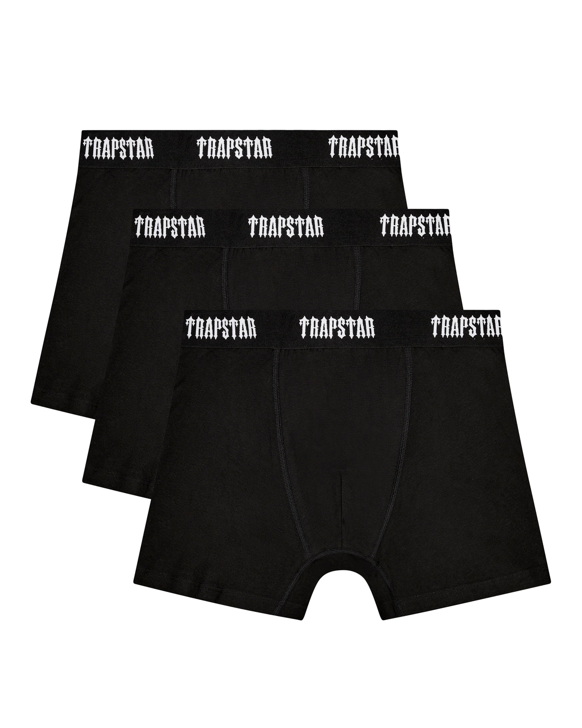 Black Men\'s Trapstar 3 Pack Boxer, Trapstar London | 7183BOAPS