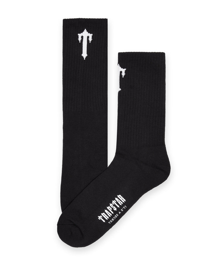 Black Men's Trapstar 3 Pack Irongate T Socks, Trapstar London | 3129HQRVL