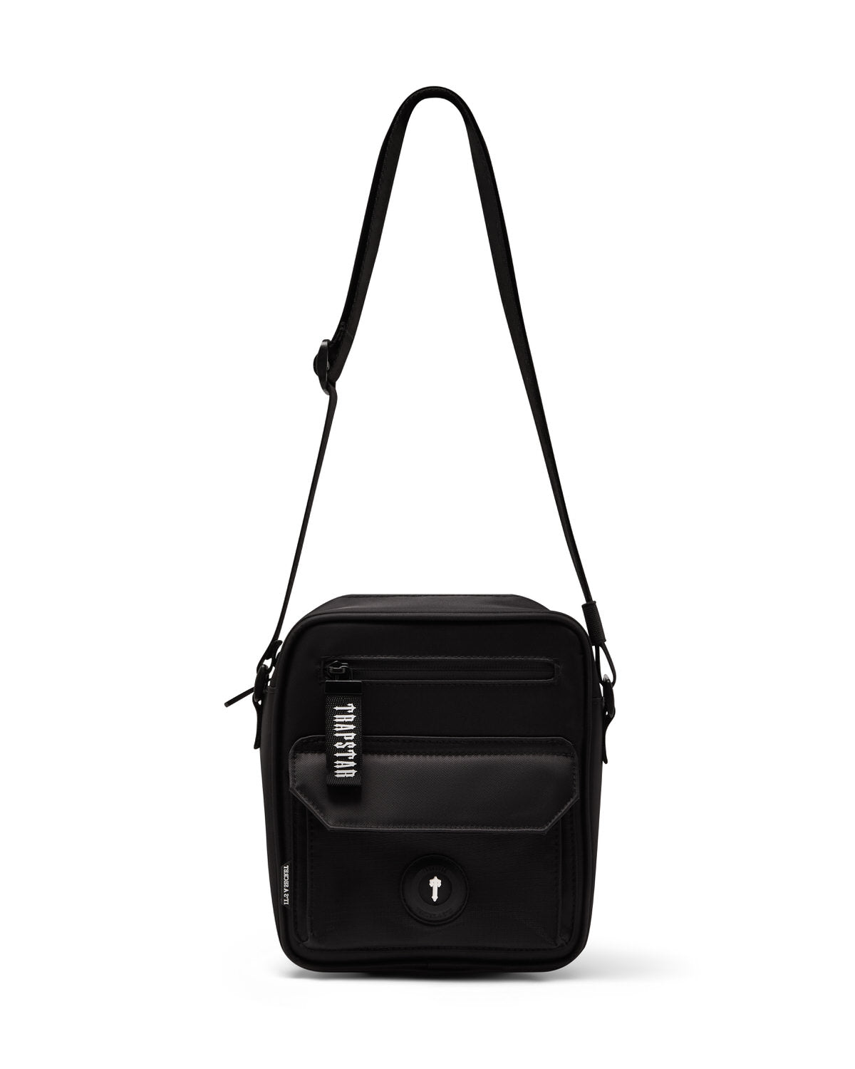 Black Men's Trapstar Decoded Messenger Bags, Trapstar London | 2841MOWYC