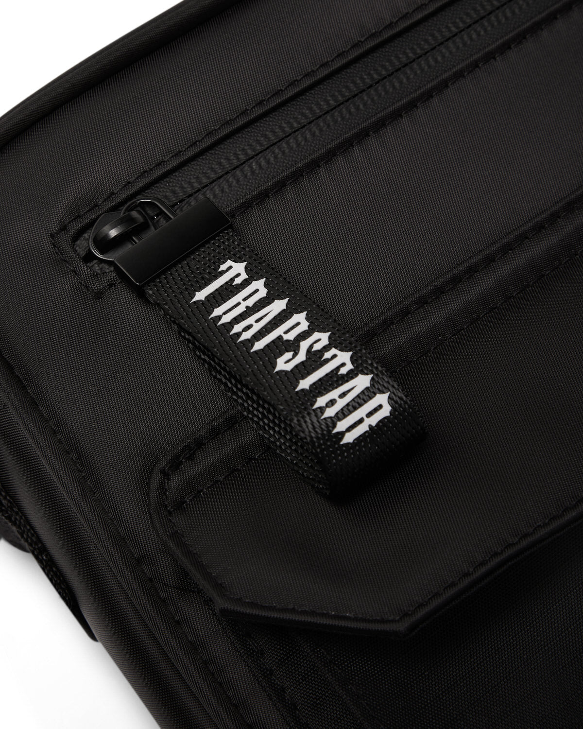 Black Men's Trapstar Decoded Messenger Bags, Trapstar London | 2841MOWYC