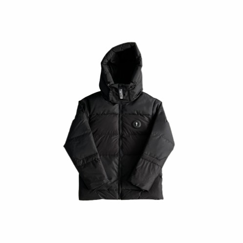 Black Men\'s Trapstar Decoded Puffer Jackets, Trapstar London | 4217KOBSV