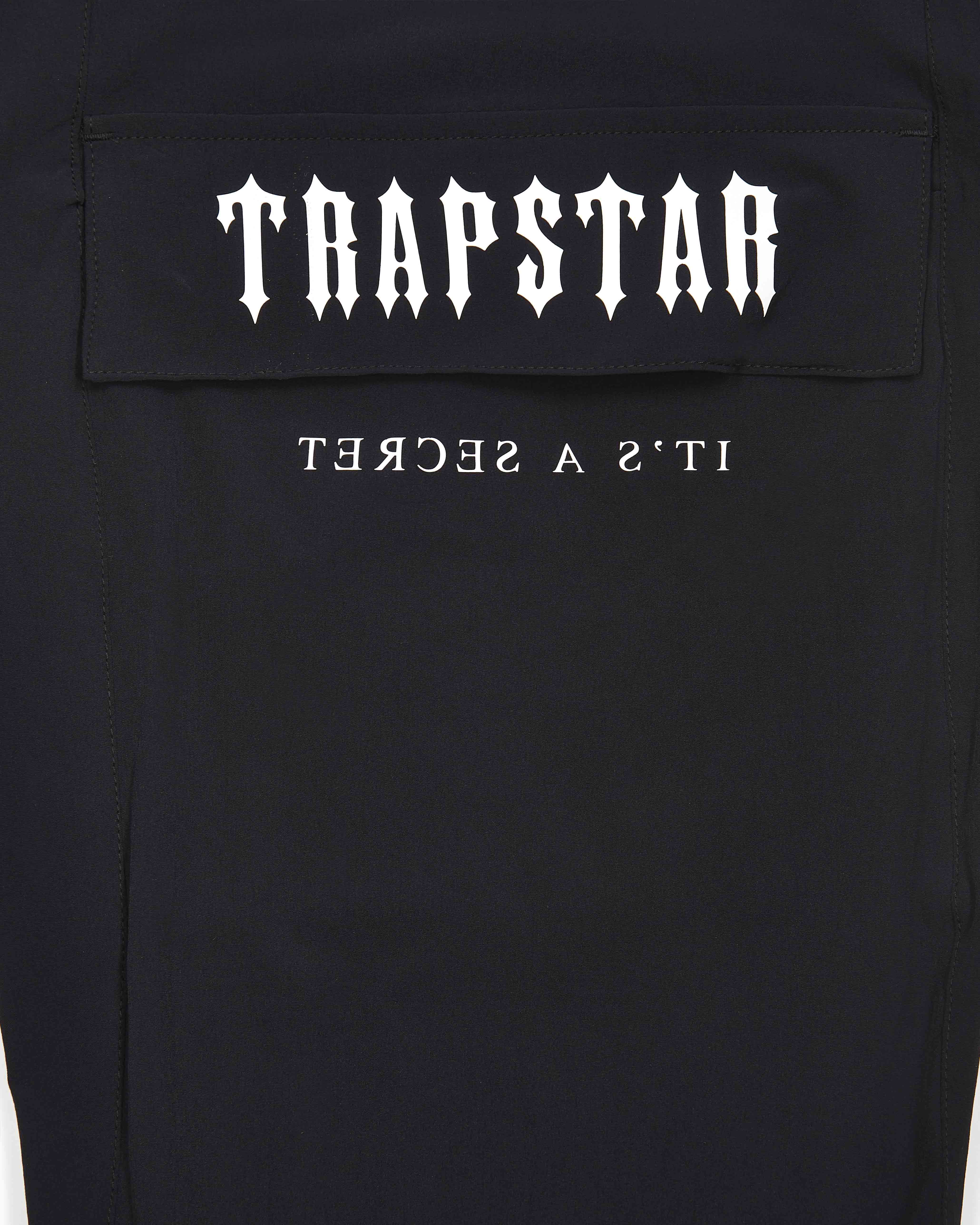 Black Men's Trapstar Decoded Tech Track Pants, Trapstar London | 5760YSCIR